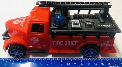Машинка пожарная ретро 2 цв 18*7*7 (арт.189-2/и887750/15)