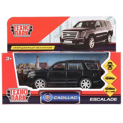 Машина металл."Технопарк" Cadillac Escalade черный (длина 12см) / 272315 / ESCALADE-BK