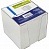 Бумажный блок для записей 90х90х90мм белый в пласт.подставке /701006/