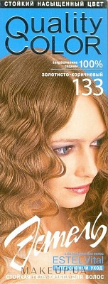 Гель-краска для волос "ЭСТЕЛЬ" №133 (золотисто-коричневый)