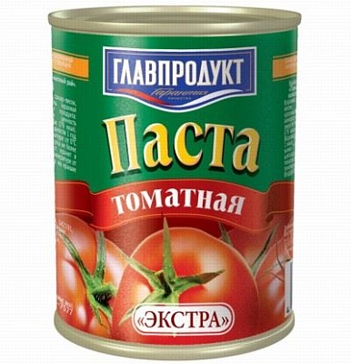 Томатная паста Томатный рай ГЛАВПРОДУКТ 380гр.*20 ж/б