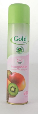 Освежитель воздуха "GOLD" Mango & Kiwi 300мл * 12 / 246306