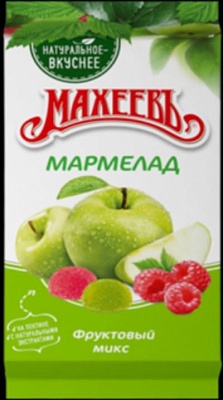 Мармелад МАХЕЕВ фруктовый микс 250гр.*20