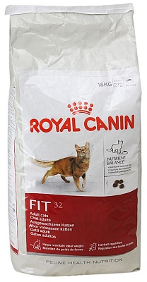 Royal Canin Фит ПРО 15кг питание для кошек имеющих доступ на улицу (25831500R0)
