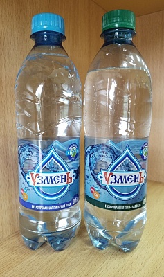 Вода питьевая газированная Узмень 0,5л *12 пл/б