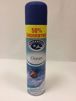 Освежитель воздуха "ROMANTICA" (50% бесплатно) Океан 300мл.*12