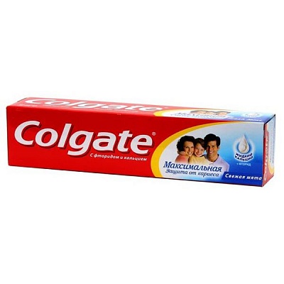 Зубная паста COLGATE Макс.защита от кариеса Свежая мята 50мл*72шт
