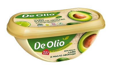 Вега-масло со вкусом лайма и маслом авокадо De Olio 220гр.*12