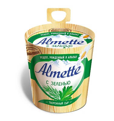 Сыр Альметте 150гр.*8 с зеленью