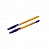 Ручка шариковая CORONA PLUS синяя 0,7мм оранж корп/3002N/Y/blue