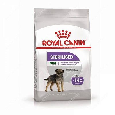 Royal Canin Мини Стерилайзд 3кг корм для каст.и стер.собак маленьких пород (31850300R0)