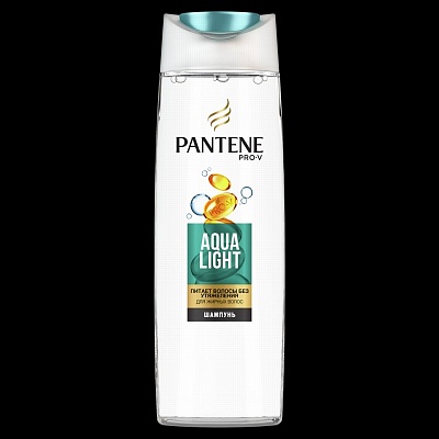 Шампунь д/волос PANTENE PRO-V Aqua Light (питательный д/жирных волос) 400мл.*6