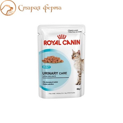 Royal Canin Уринари Кэа в соусе 0,085кг*12штд/кошек профилактика МКБ (41570008A0)