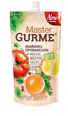 Майонез Master Gurme провансаль 350мл.*24 д/п с доз. 50,5%