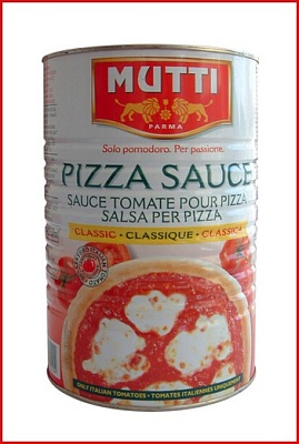 Томатный соус для пиццы классический "Мутти" 4,1кг*3шт  ж/б