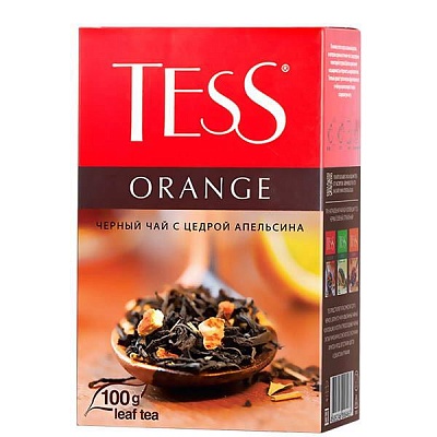 Чай Тесс Оранж / с цедрой апельсина/ 100г/15 (черный)