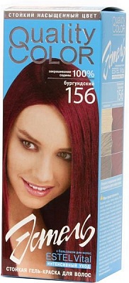 Гель-краска для волос "ЭСТЕЛЬ" №156 (бургунский)