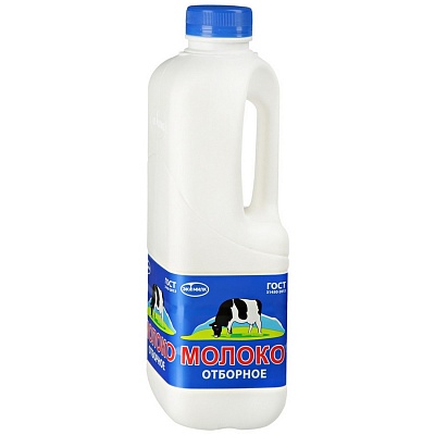 Молоко цельное отборное пастеризованное Экомилк 3,4-4,5% 900мл.*6 пл/канистра /0,924