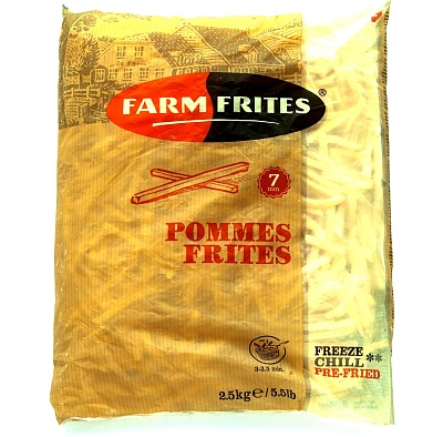 Картофель фри 7мм Farm Frites 5*2.5кг. 