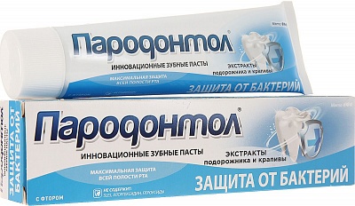 Зубная паста ПАРОДОНТОЛ Защита от бактерий "Свобода" 124гр.*24 / 1115374