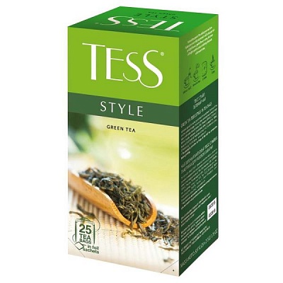 Чай Тесс Стайл 25 ПАКЕТОВ*1,8гр*10шт  (зеленый)