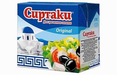 Комбинированный рассольный продукт "Сиртаки для греческого салата "Original " 55% 500гр.*12 / Египет