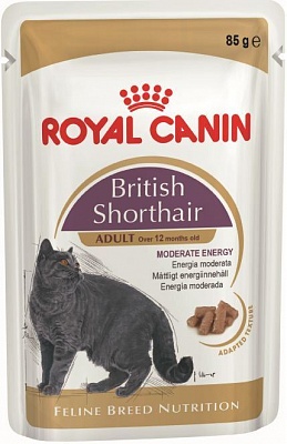 Royal Canin Британская короткошерстная 85гр *12шт СОУС (20320008A1)