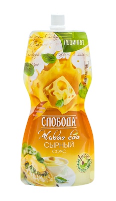 Соус Слобода сырный 60% 217гр.*12 д/п