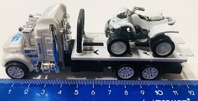 Машинка инерц.Трак-перевозчик с квадроциклом (ар.46825)