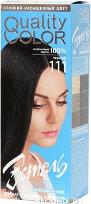 Гель-краска для волос "ЭСТЕЛЬ" №111 (черный)