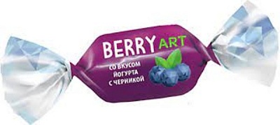 Конф.BerryArt йогурт-черника 0,5кг*12шт (КДВ-Групп) Цена за пакет! (РБК551)