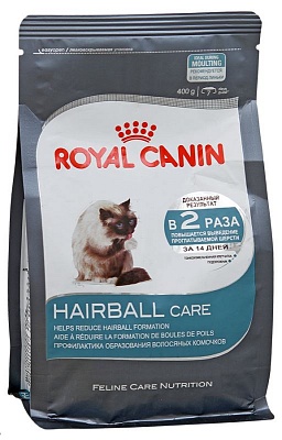 Royal Canin Хэйрболл 0,4кг*12шт д/кошек профилактика образования волосяных комочков в желудке (25340040R0)