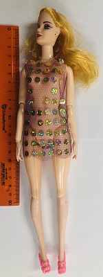 Кукла литая Руки-ноги гнутся /в пакете (арт.123/К)