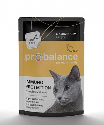 ProBalance Immuno Рrotection 85гр*25шт кролик в соусе корм для кошек