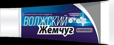Зубная паста "Волжский ЖЕМЧУГ" Комплекс (ВЕСНА) 100гр.*48 / 8060