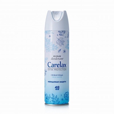 Дезодорант CARELAX женский Свежая вода 150мл.*48 / 3065040