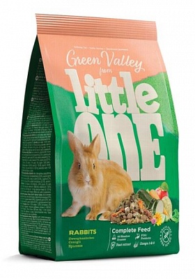 LITTLE ONE Зеленая долина 750гр корм для кроликов из разнотравья