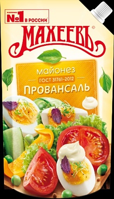 Майонез Махеевъ Провансаль 800мл.*10 д/п 50,5%