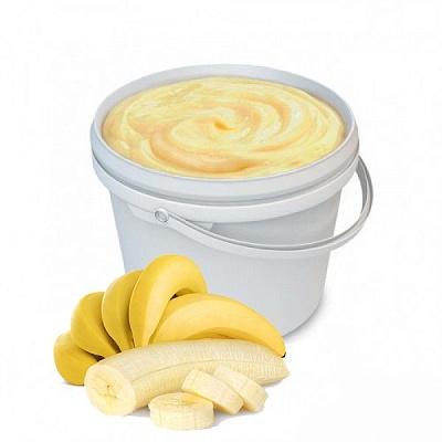 Начинка термостабильная Кремфил со вкусом банана 13 кг. ведро / цена за кг.