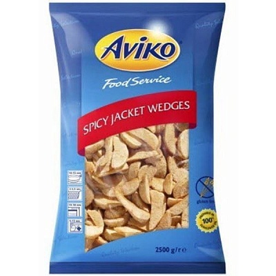 Картофельные дольки в кожуре со специями Аviko 4*2.5кг. Нидерланды
