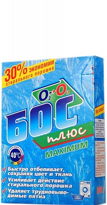Отбеливатель "БОС - Плюс" MAXIMUM 300гр*48