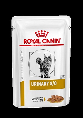 Royal Canin Уринари С/О фелин 0,085кг*12шт соус диета при лечении МКБ у кошек (40320008A0)