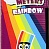 Мармелад Yummy Gummy кислый ремешок 59см  Rainbow Тутти-Фрутти 15гр*48шт*12бл (Канди Клуб)